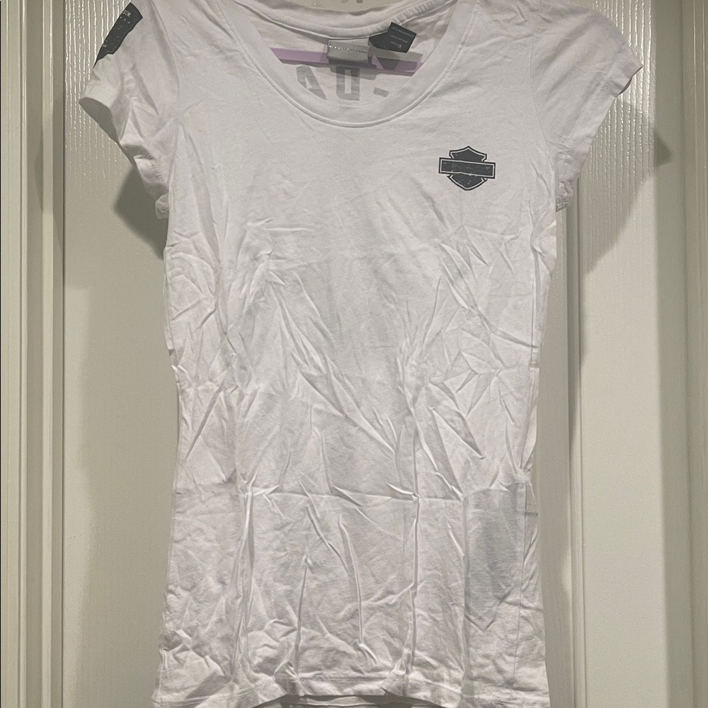 Harley-Davidson White Short Sleeve Women's Tee